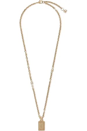 Dolce & Gabbana Logo-plaque pendant necklace