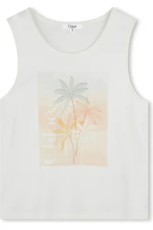 Chloé Graphic-print tank top