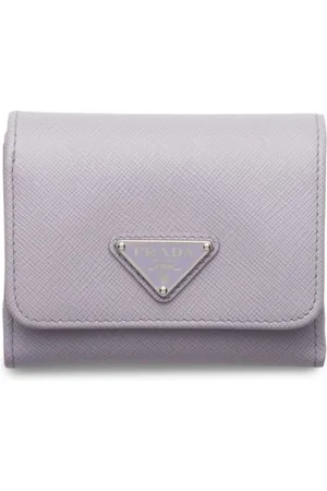 Prada Triangle-logo leather wallet