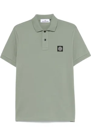 Stone Island Compass-motif polo shirt