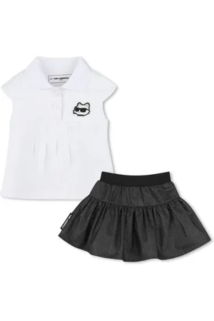 Karl Lagerfeld Organic cotton-blend skirt (set of two)