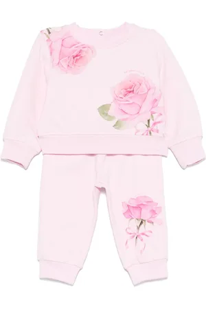 MONNALISA Rose-print tracksuit