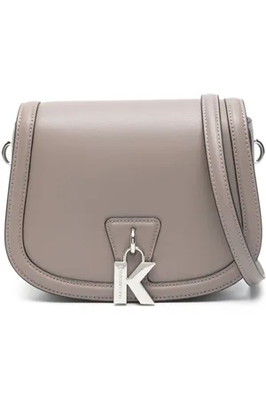 Karl Lagerfeld Letter-pendant cross body bag