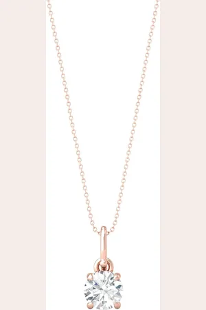 VEYNOU 14kt rose gold Ella diamond necklace