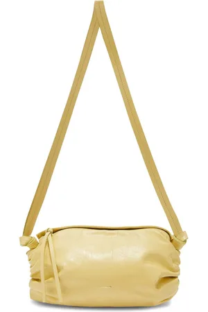 Jil Sander Small logo-lettering leather crossbody bag