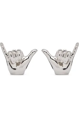 Y / PROJECT Shaka sign earrings