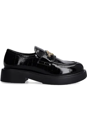 Moschino Logo-lettering loafers