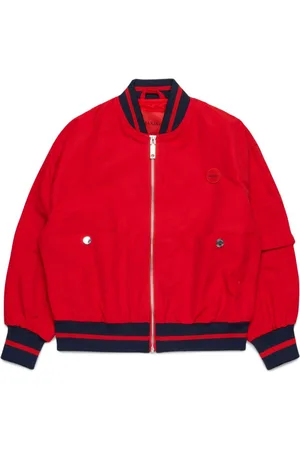 MAX&Co. Kids Logo-appliqu?? bomber jacket