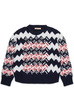 Marni Logo-intarsia sweater