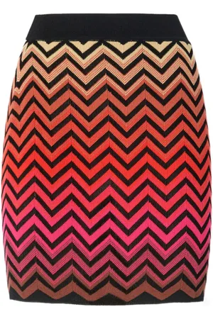 Missoni Zigzag-pattern degrad?? mini skirt