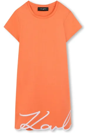 Karl Lagerfeld Logo-embroidered dress