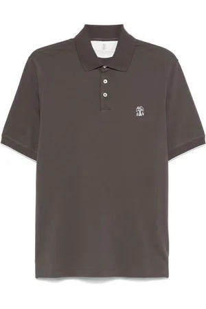 Brunello Cucinelli Logo-print polo shirt