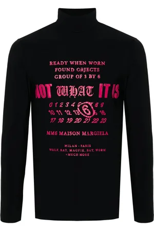 Maison Margiela Signature numbers print top
