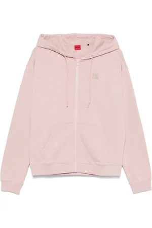 HUGO BOSS Logo-embroidered hoodie