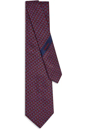 Salvatore Ferragamo Jacquard-Gancini tie