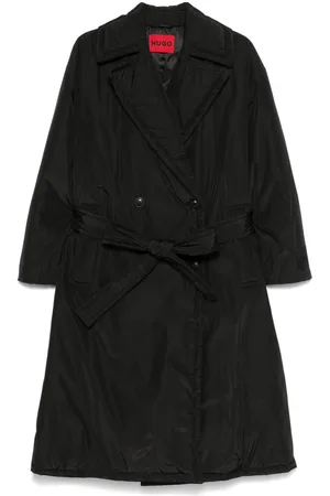 HUGO BOSS Notched-lapels trench coat