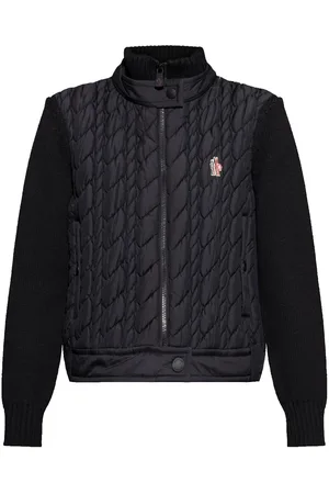 Moncler Virgin wool zip-up ski jacket