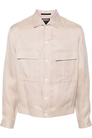 Ermenegildo Zegna Oasi linen overshirt