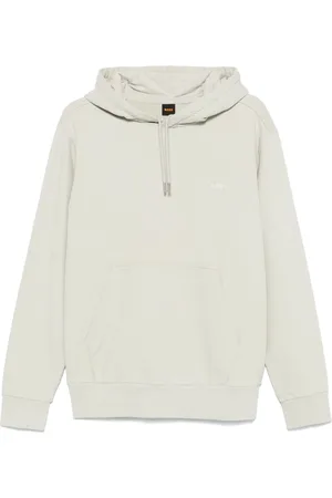 HUGO BOSS Logo-embroidered hoodie