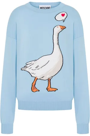 Moschino Goose-motif sweater
