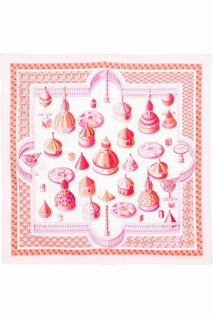 Salvatore Ferragamo Nadir-print silk scarf