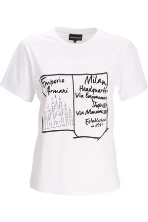 Emporio Armani Illustration-print T-shirt