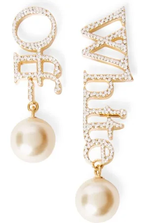 OFF-WHITE Logo earrings