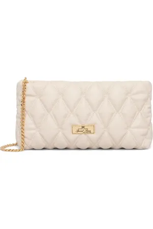 Elisabetta Franchi Diamond-quilted shoulder bag