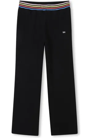 Sonia Rykiel Enfant Logo-embroidered trousers