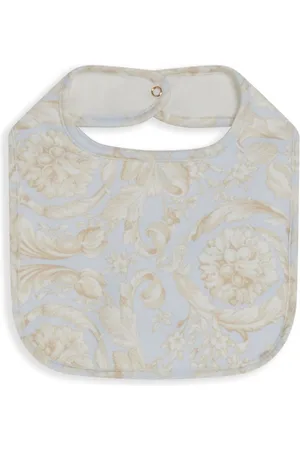 VERSACE Floral-print bib