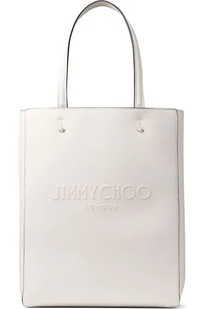 Jimmy Choo Lenny debossed-logo leather tote bag