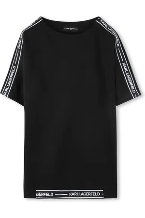 Karl Lagerfeld Logo-tape dress