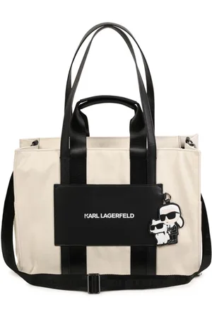 Karl Lagerfeld Logo-print changing mat and bag set