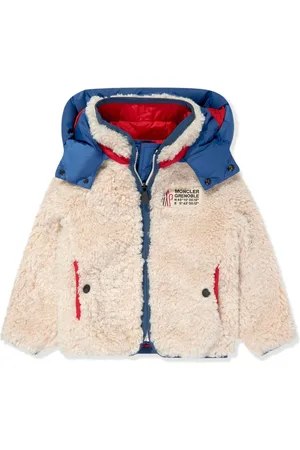 Moncler Reversible teddy hooded jacket