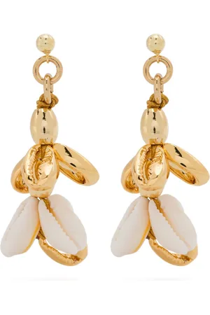 Tohum Design Concha Puka Cowrie earrings