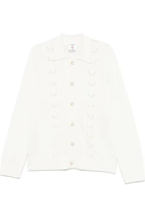 Casablanca Faux-pearl-embellished cardigan