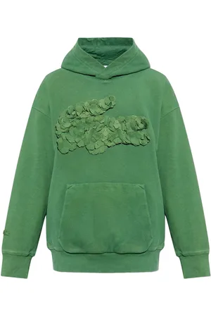 Lacoste X Lemari?? petal-appliqu?? hoodie