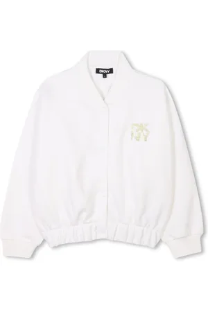 DKNY Logo-print bomber jacket