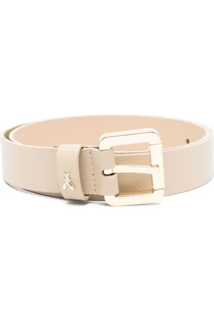 Patrizia Pepe Fly logo-plaque belt