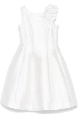 MONNALISA Floral-appliqu?? dress