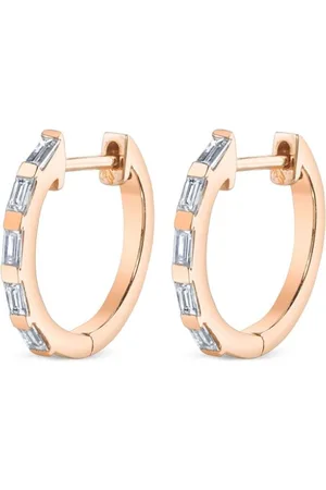 Shay 18K rose gold diamond earrings