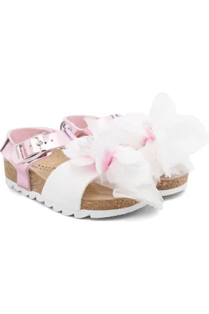 MONNALISA Floral-appliqu?? sandals