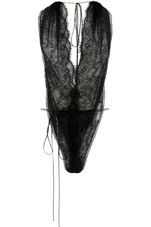Victoria Beckham Halterneck lace bodysuit
