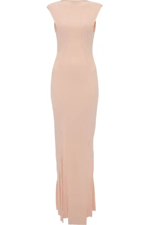 Victoria Beckham Pleat-detailing sleeveless maxi dress