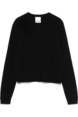 Allude Floral-appliqu?? cardigan