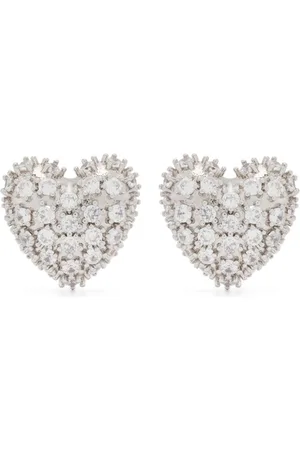 Justine Clenquet Heart earrings