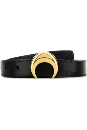 Marine Serre Leather Moon belt