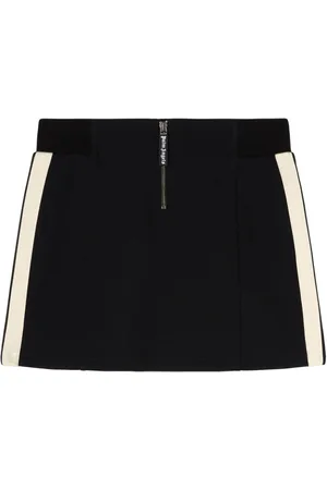 Palm Angels Side-stripe mini skirt