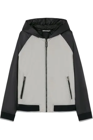 Palm Angels Curved-logo windbreaker
