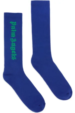 Palm Angels Logo-flames socks